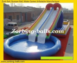 Inflatable Pool with Water Slides